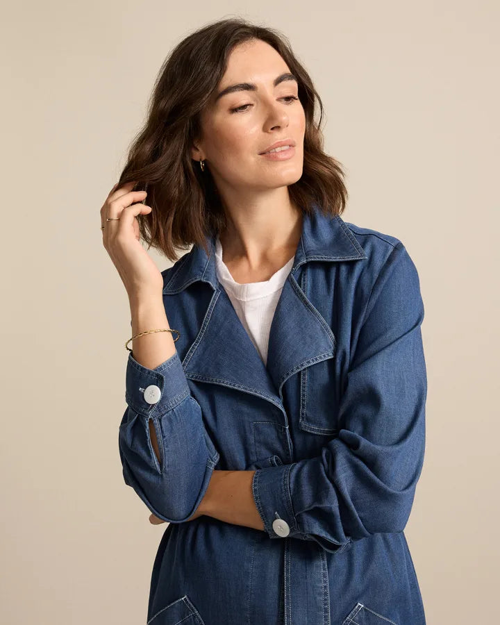 Marco Polo - L/S Denim Trench - YTMS56907