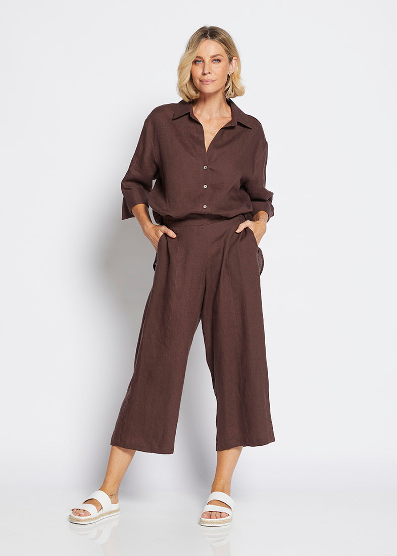Philosophy Australia Sheldon 7/8 Linen Pant