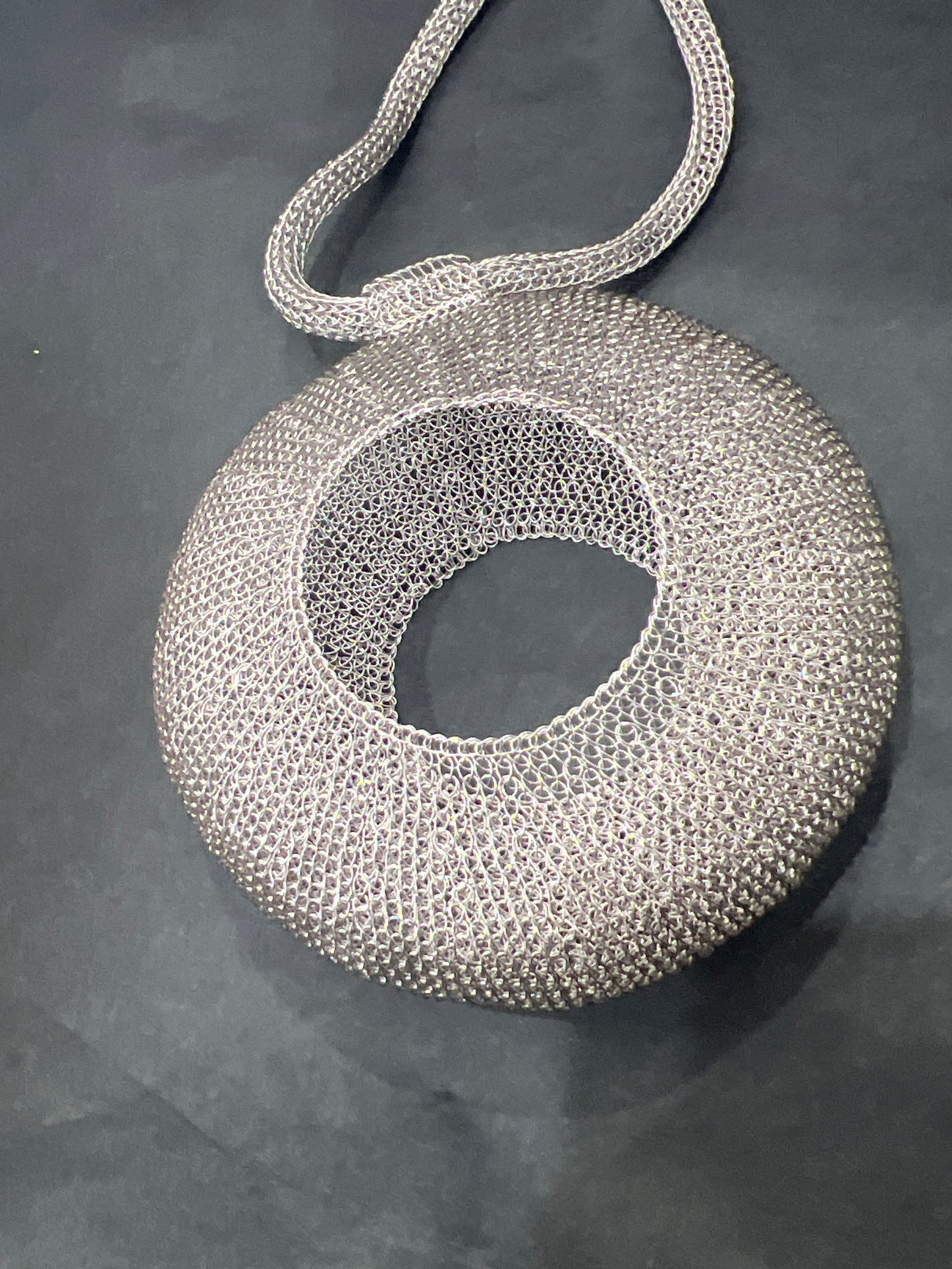 Bel-Eve Designs - Handcrafted Silver Salina Mesh Necklace