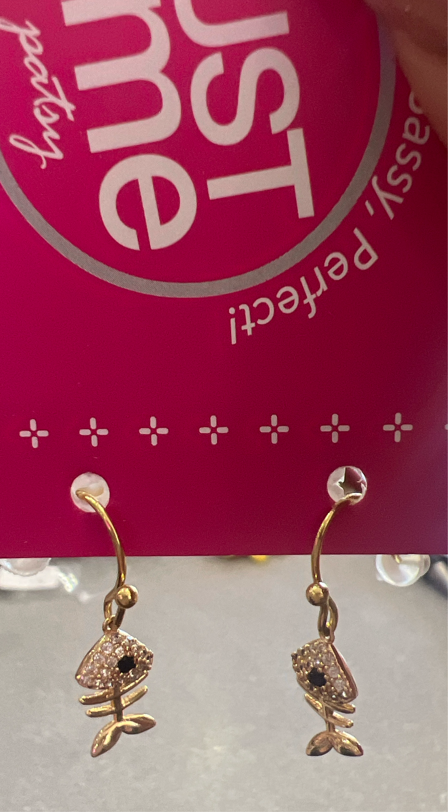 The Sister Label - Golden Fish w Crystals