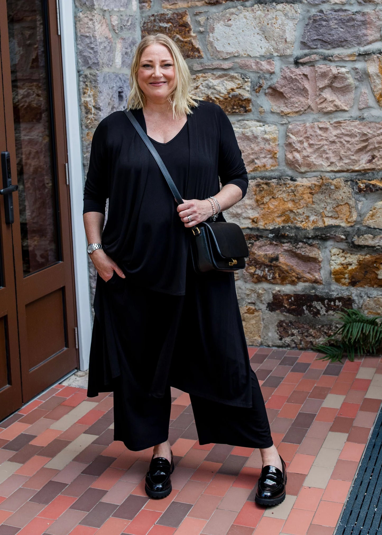 Philosophy Australia - Lundie 7/8 Culotte Pant Black