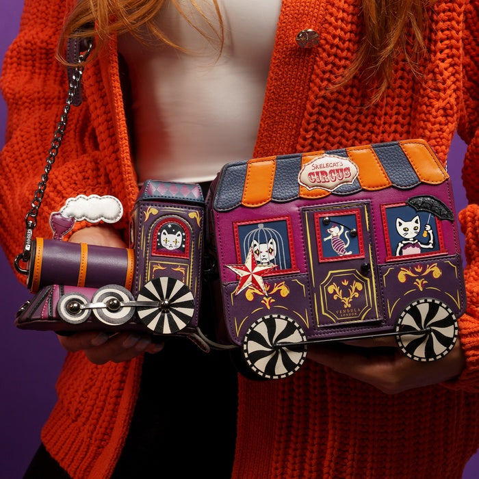 Vendula London Skelecat"s Travelling Ghost Train Bag Available Now