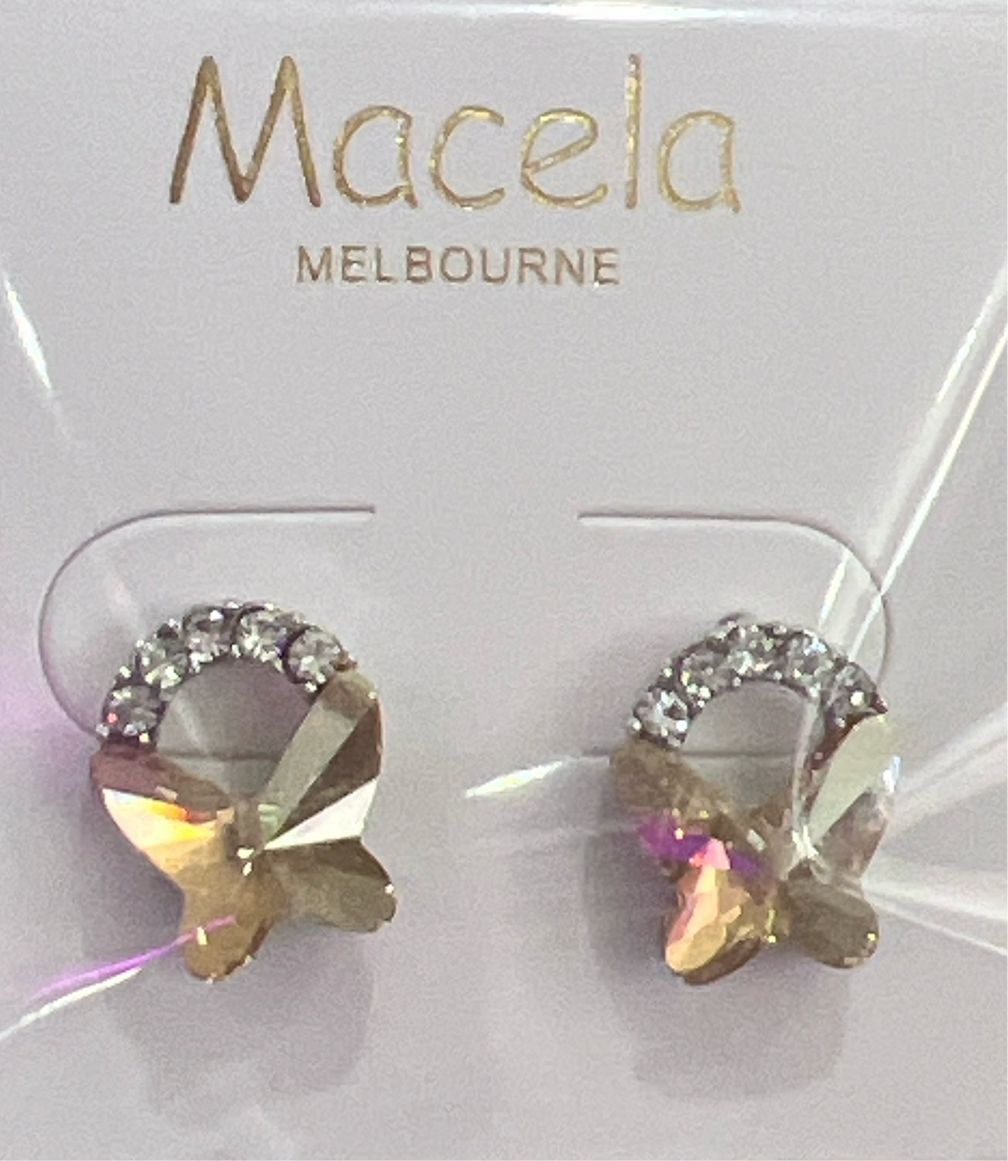Macela Melbourne Crystal Butterfly with Crystals