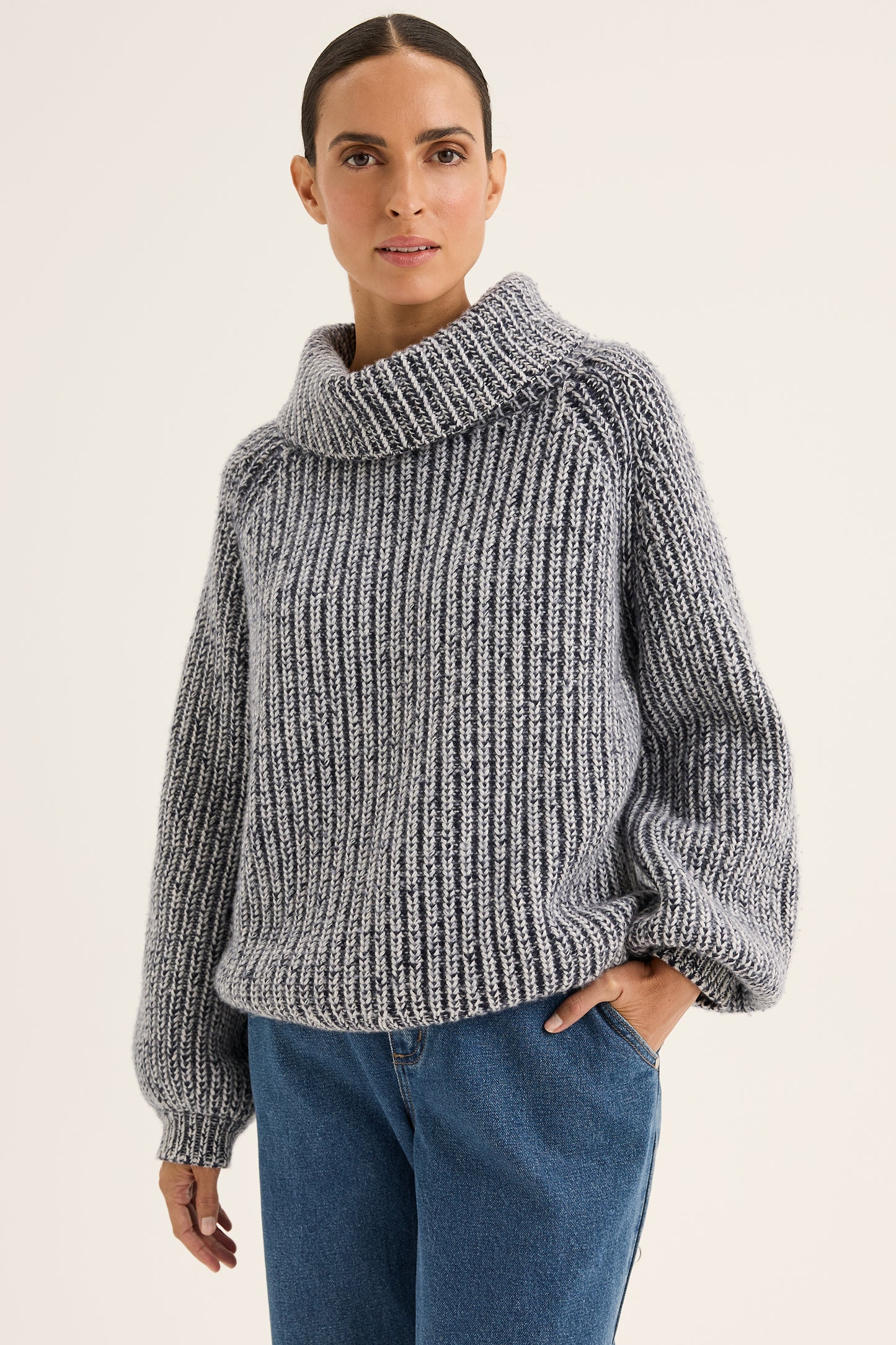 Yarra Trail - Classic Tone Knit Jumper