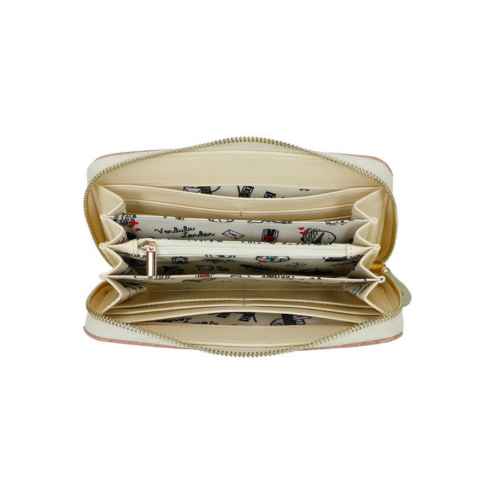 Vendula London - La Petite Creperie Large Zip Around Wallet