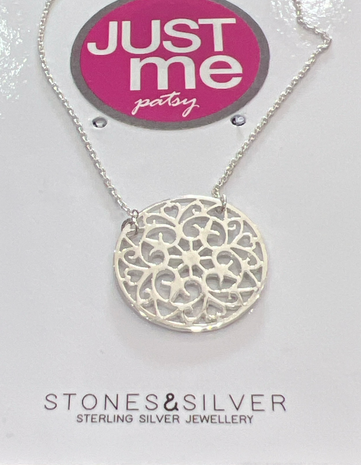 Stones & Silver Pattern Circle