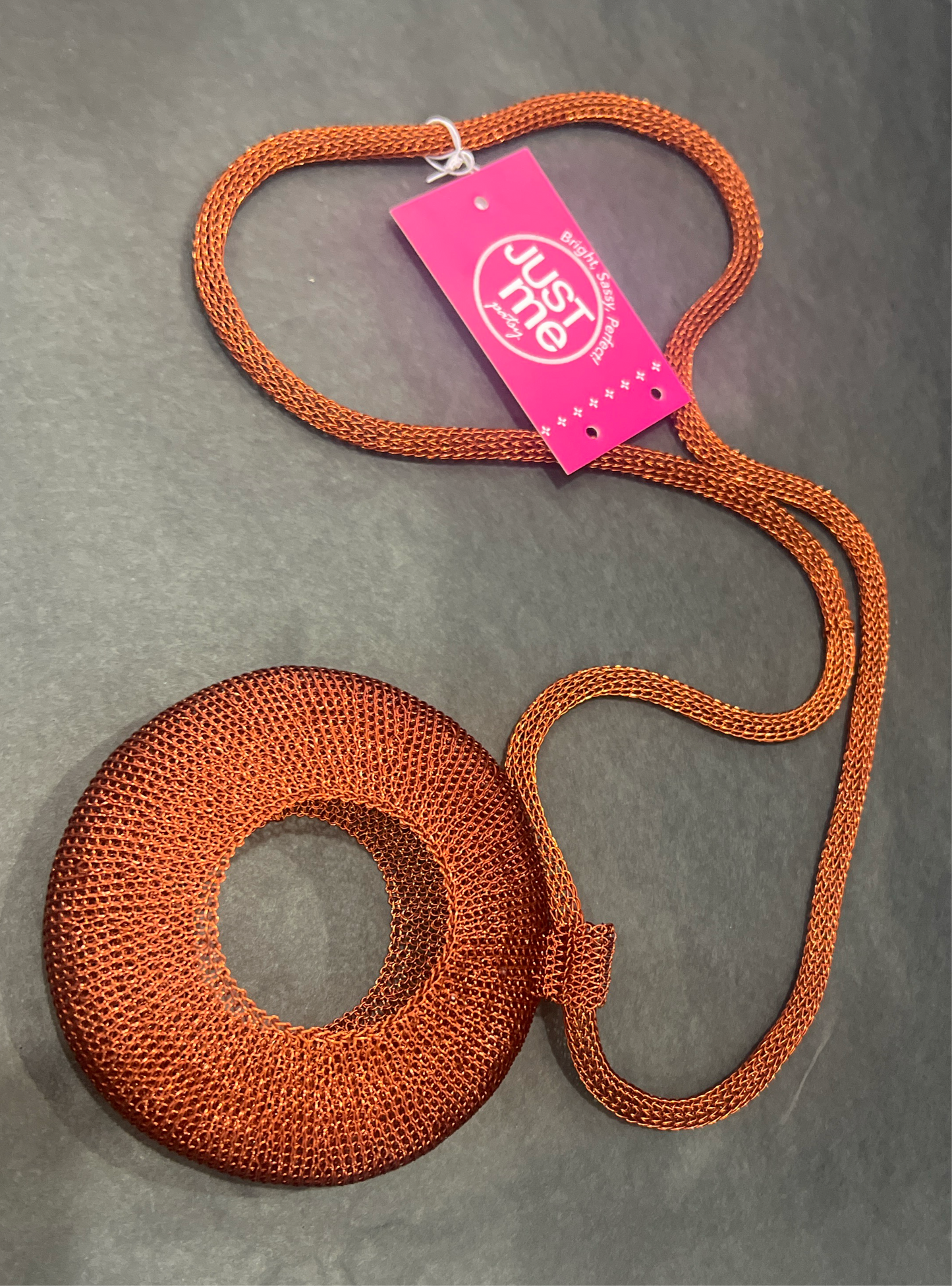 Bel-Eve Designs Handcrafted Copper Mesh Pendant