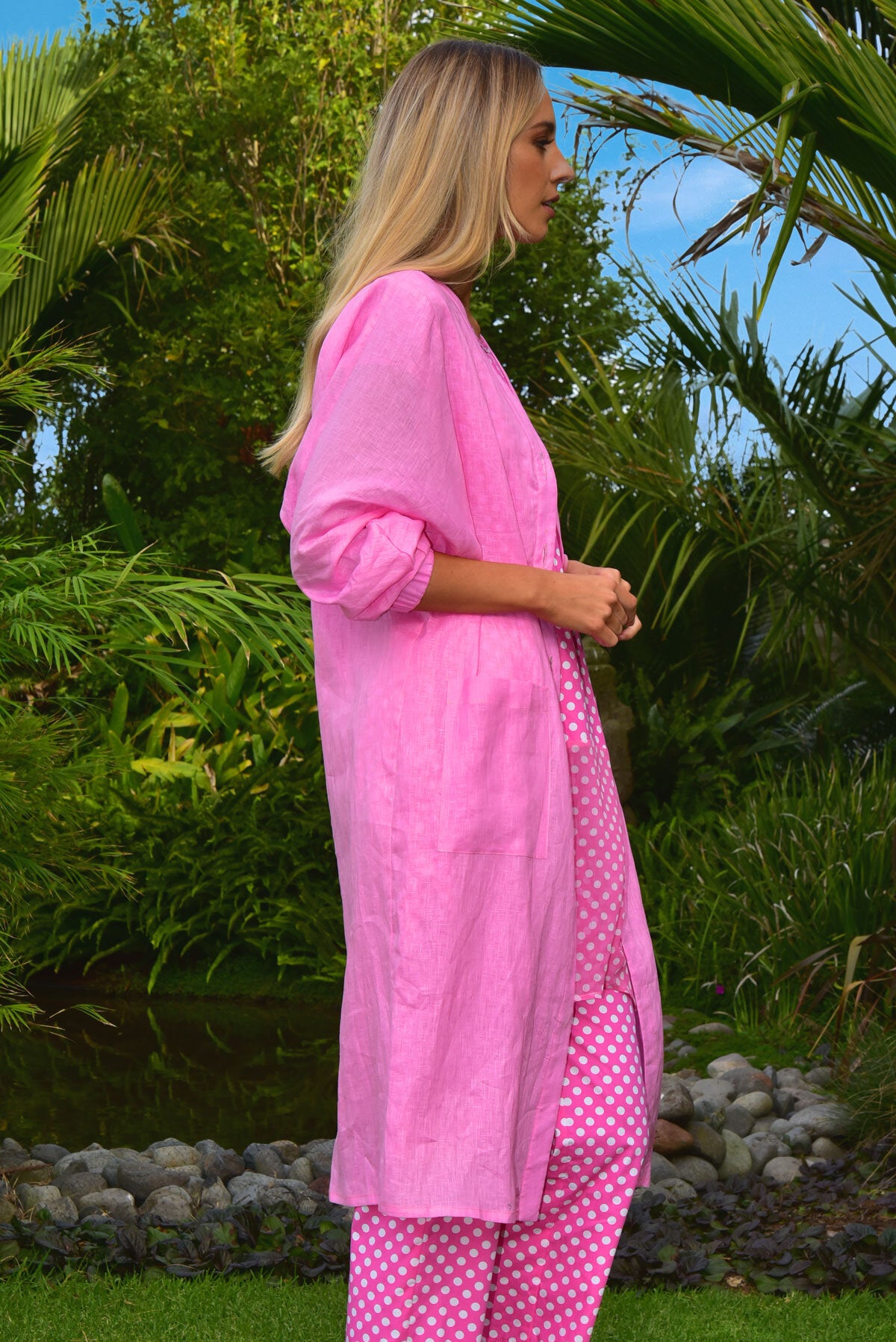 Curate - Beneath The Waves Coat Pink