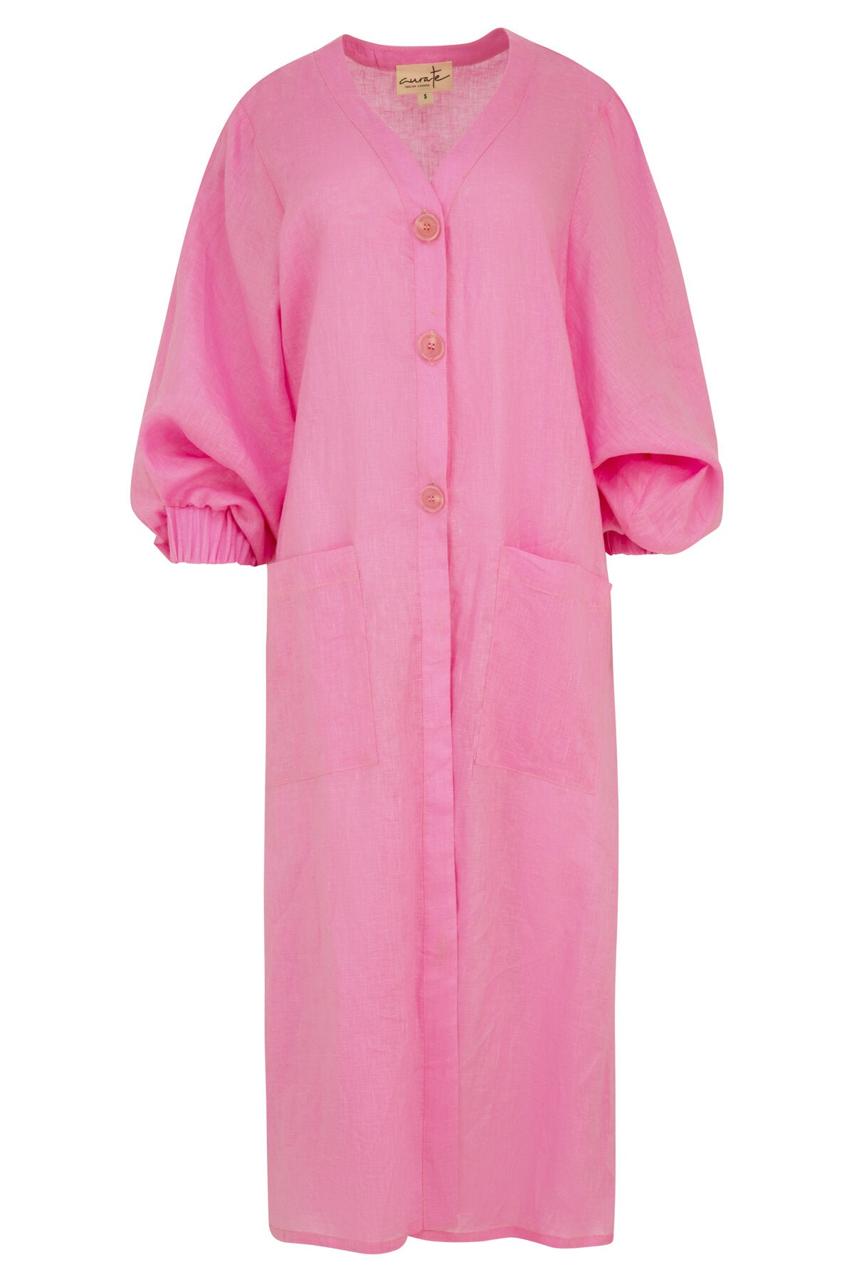 Curate - Beneath The Waves Coat Pink