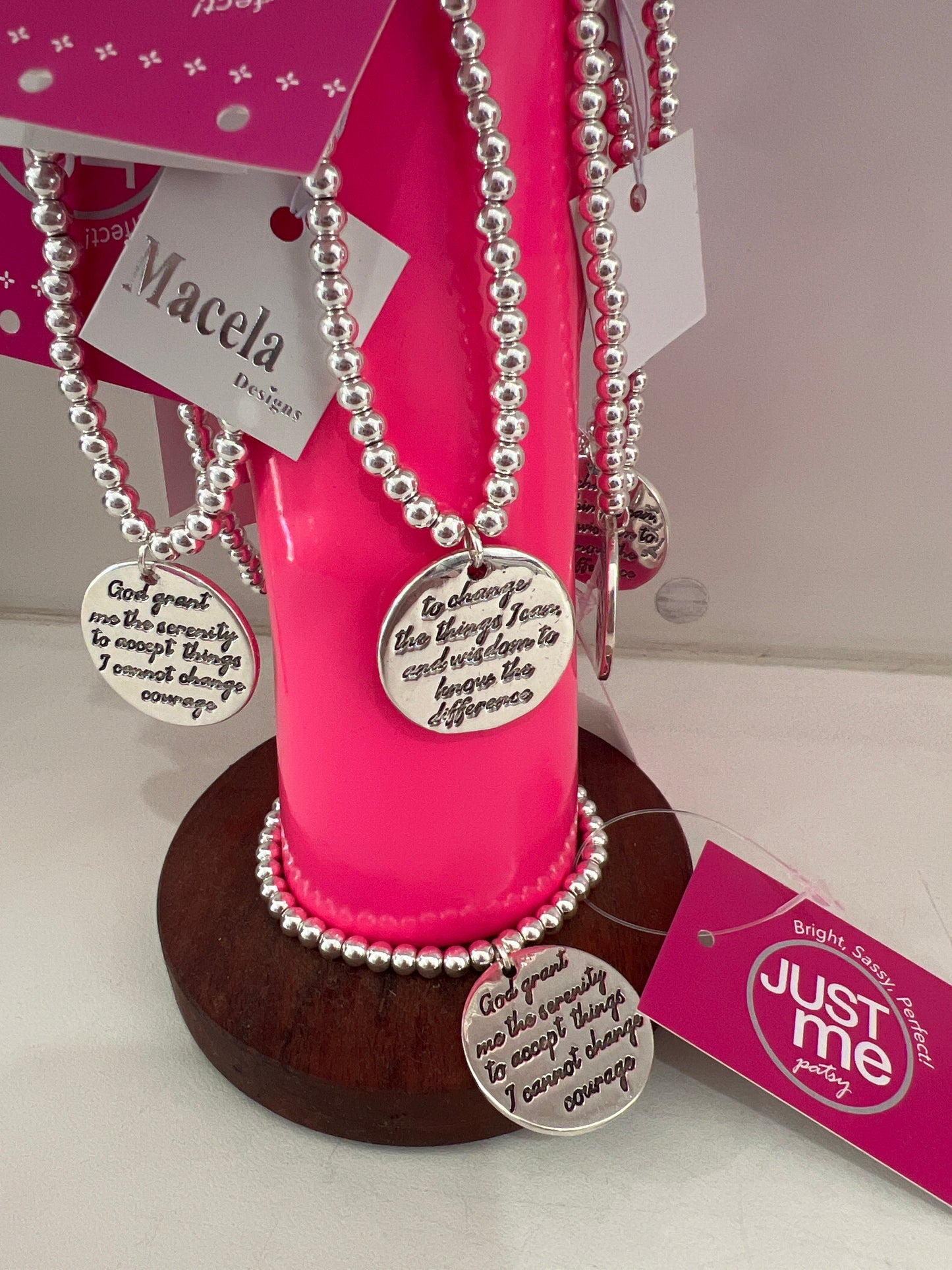 Macela Melbourne- Serenity Prayer Stretch Bracelet