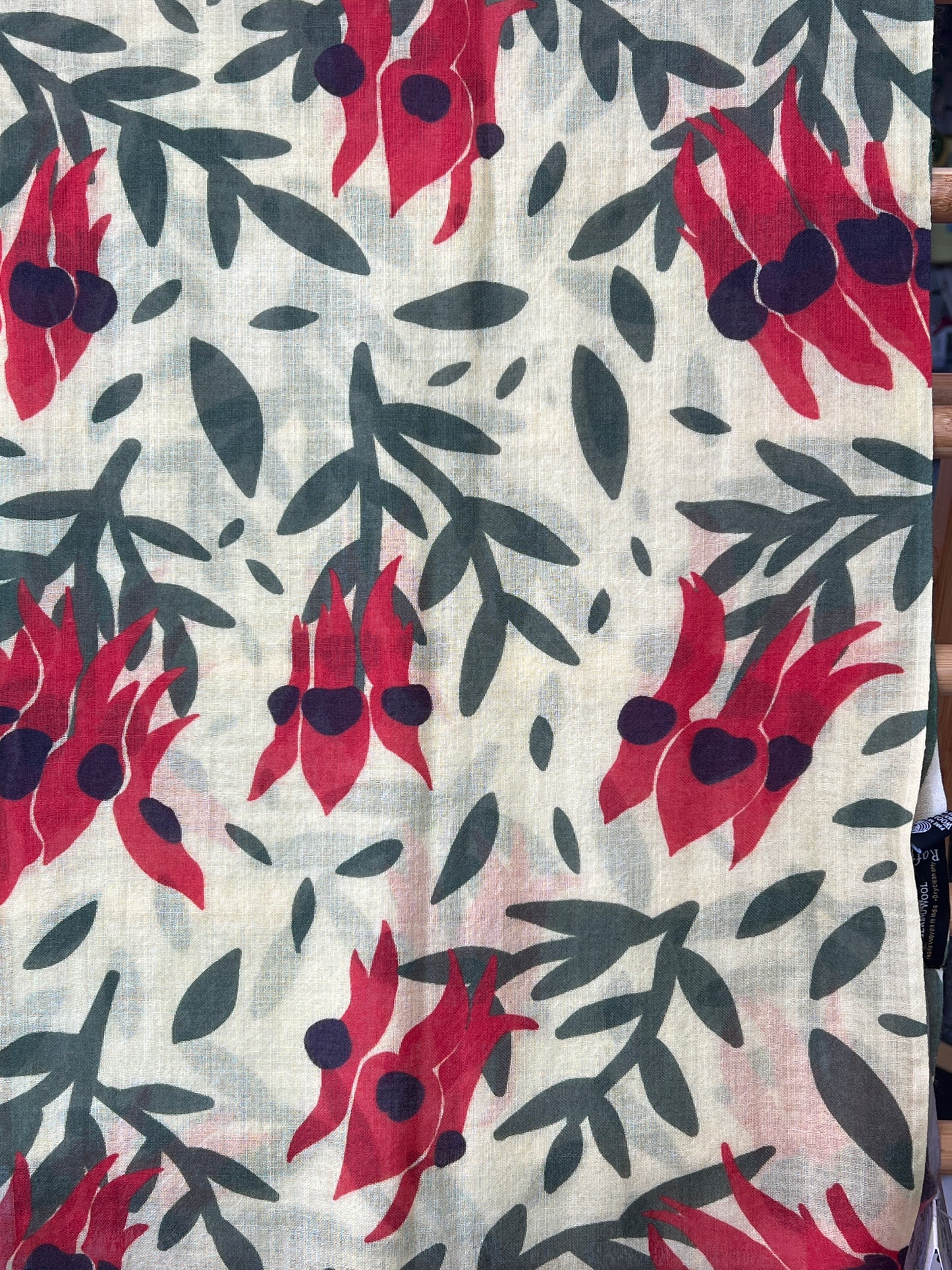 Australian Merino Wool Scarf Dessert Pea