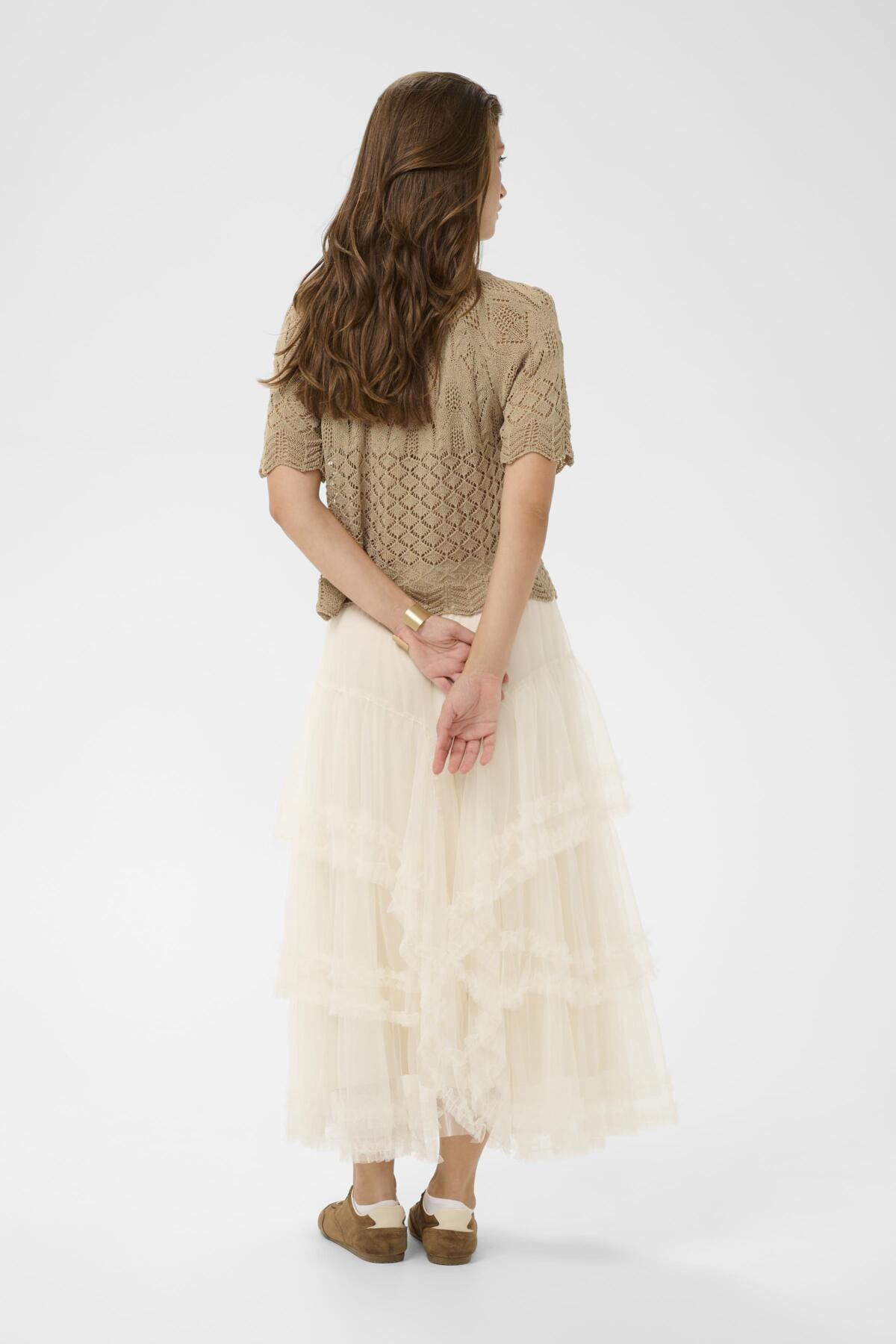Cream - Sevija Short Knit Top