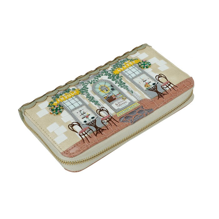 Vendula London - La Petite Creperie Large Zip Around Wallet