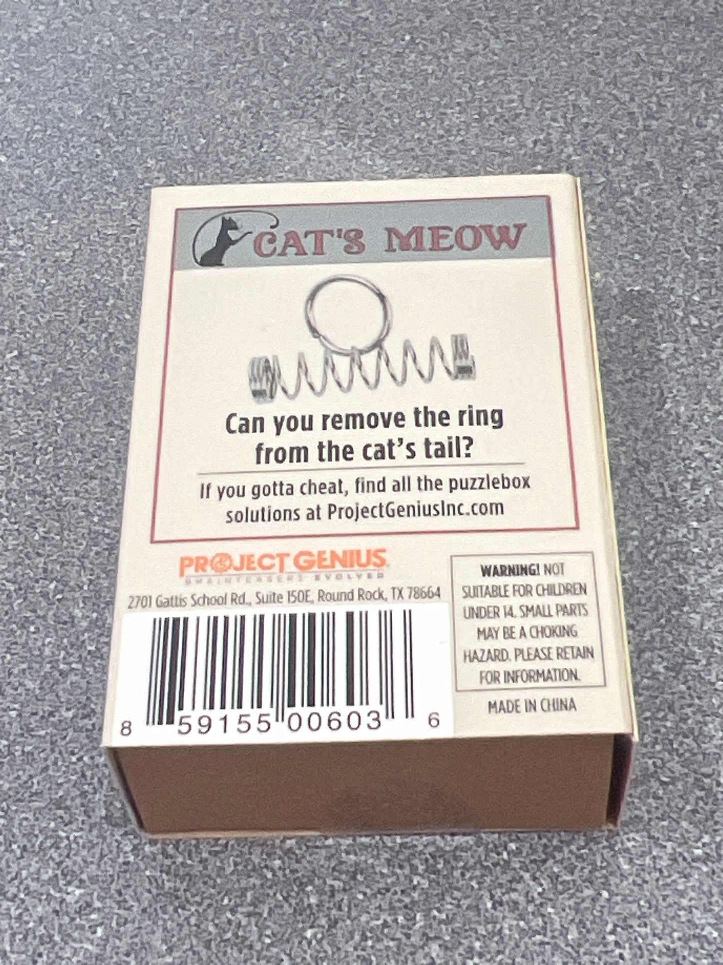 Project Genius - Cats Meow Puzzelbox