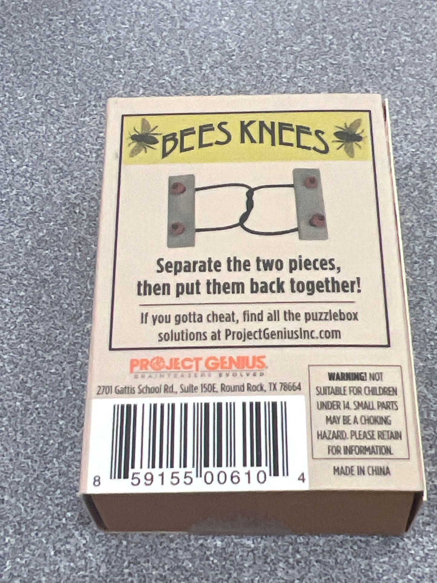 Project Genius - Bees Knees Puzzelbox