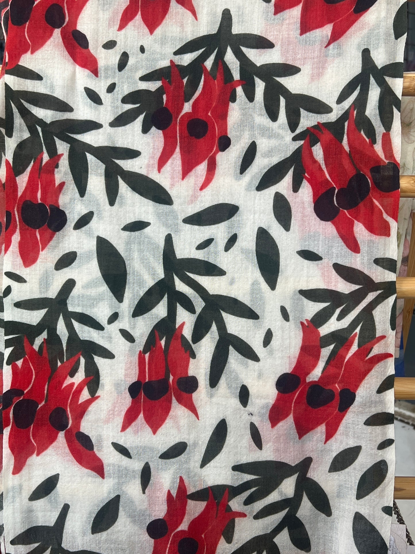 Australian Merino Wool Scarf Dessert Pea