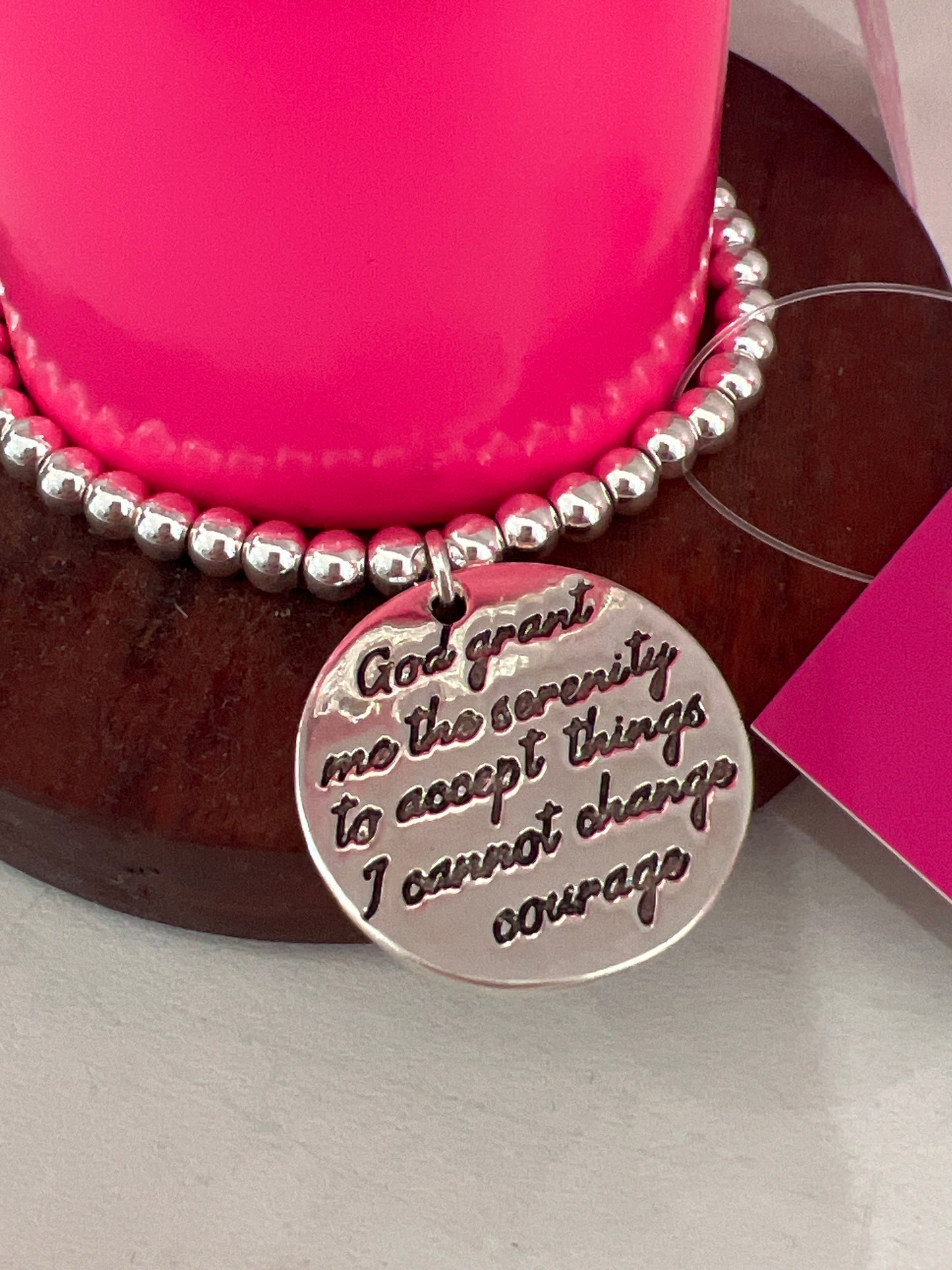 Macela Melbourne- Serenity Prayer Stretch Bracelet
