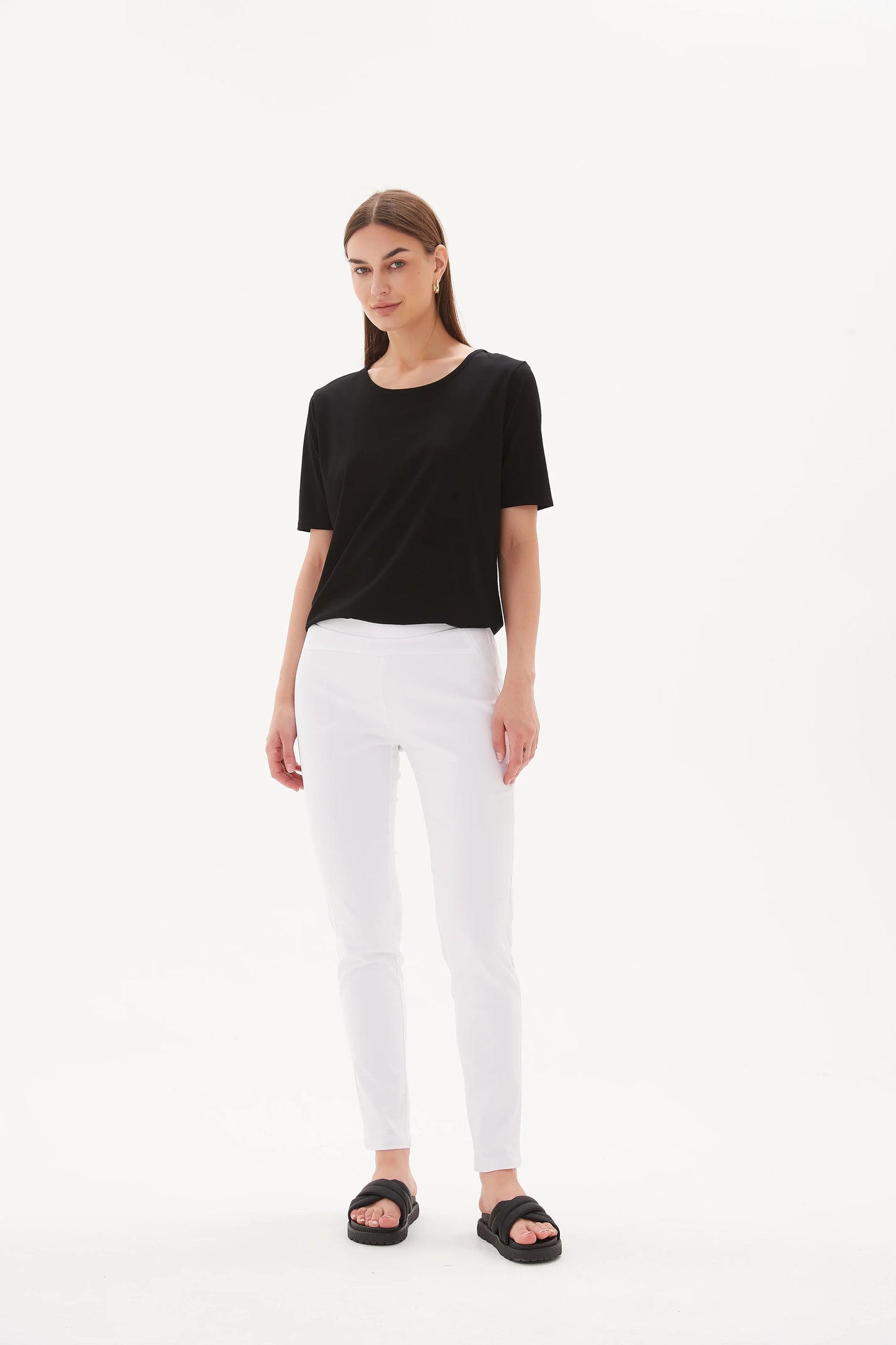 Tirelli - Straight Pant - White