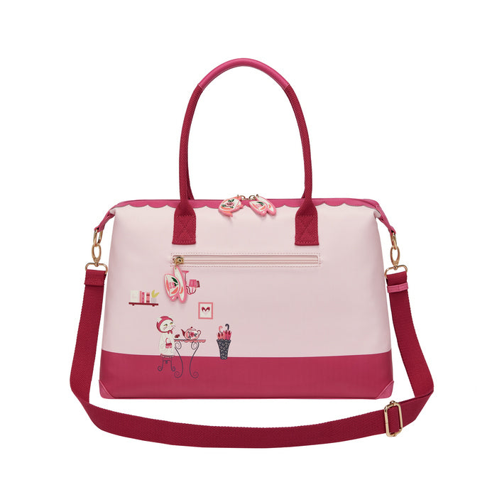 Vendula London Perfectly Pink Afternoon Tea Bus Bonnie Weekender Available Now