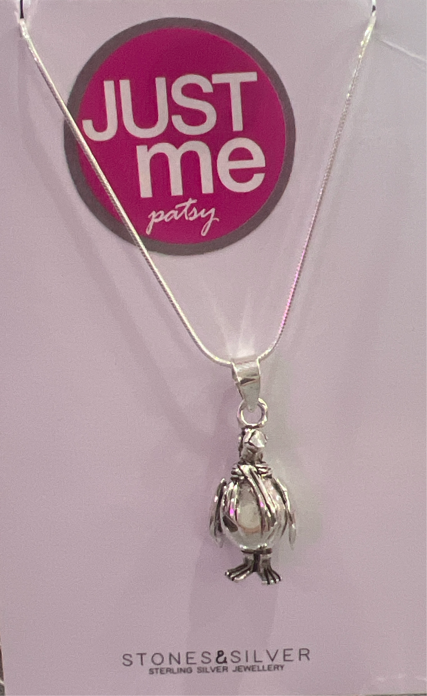 Stones & Silver 925 SS Movable Parts Penguin with chain