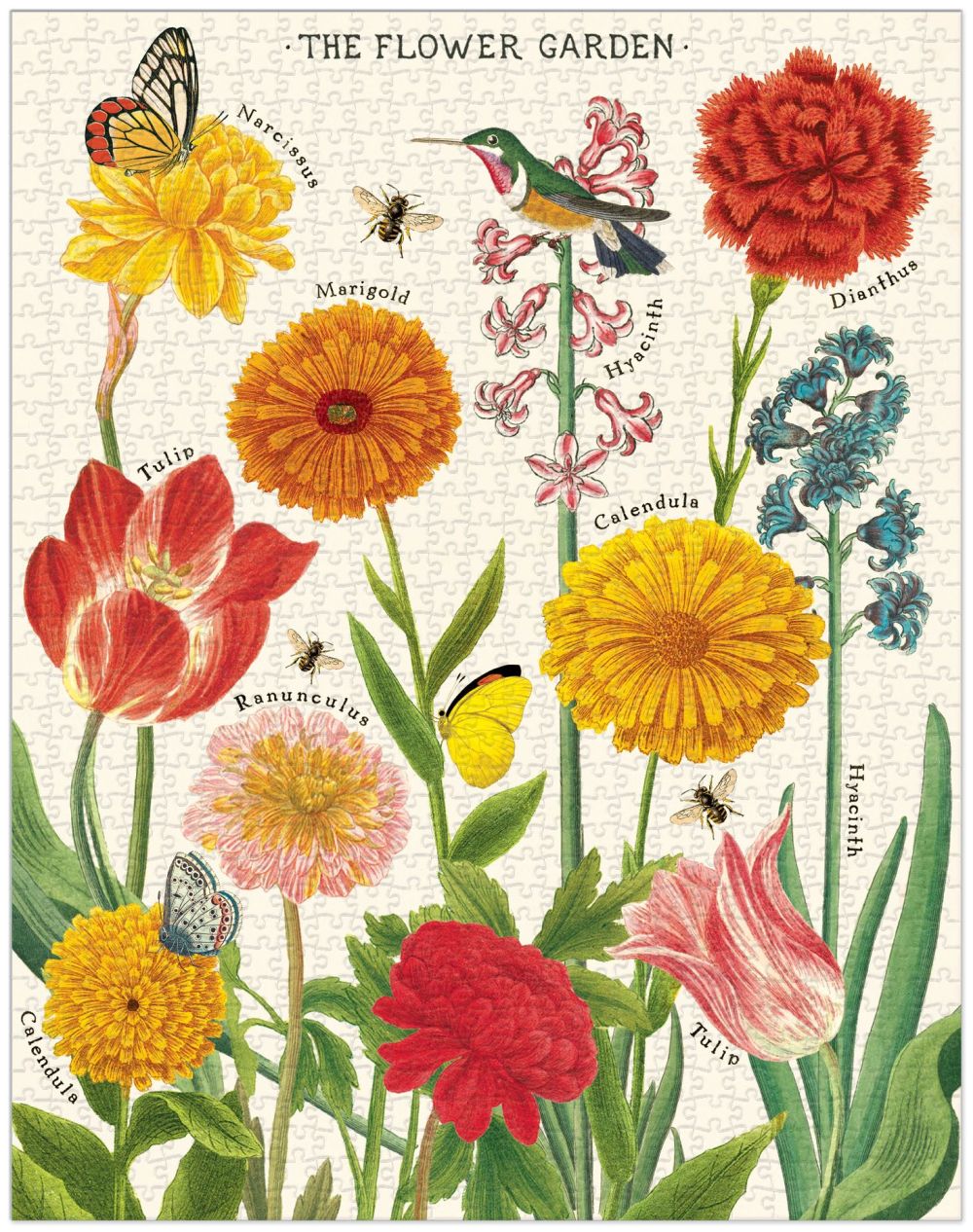 Cavallini – 1000 Pc Puzzle Flower Garden