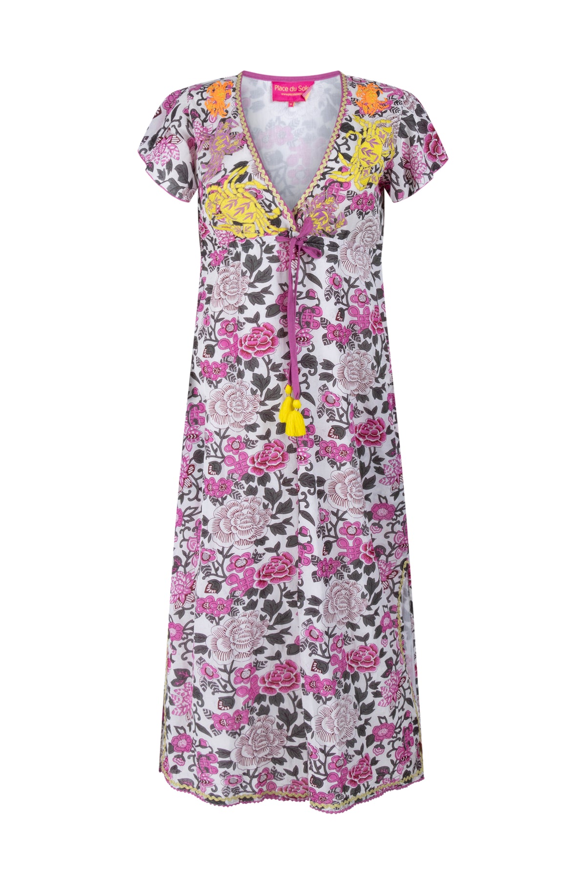 Place du Soleil Crab Maxi Dress