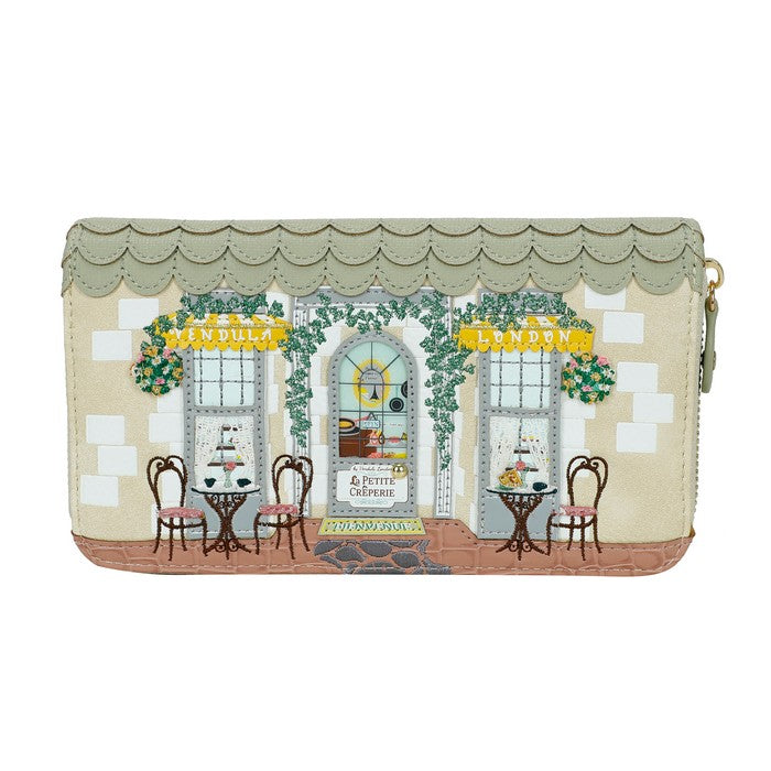 Vendula London - La Petite Creperie Large Zip Around Wallet