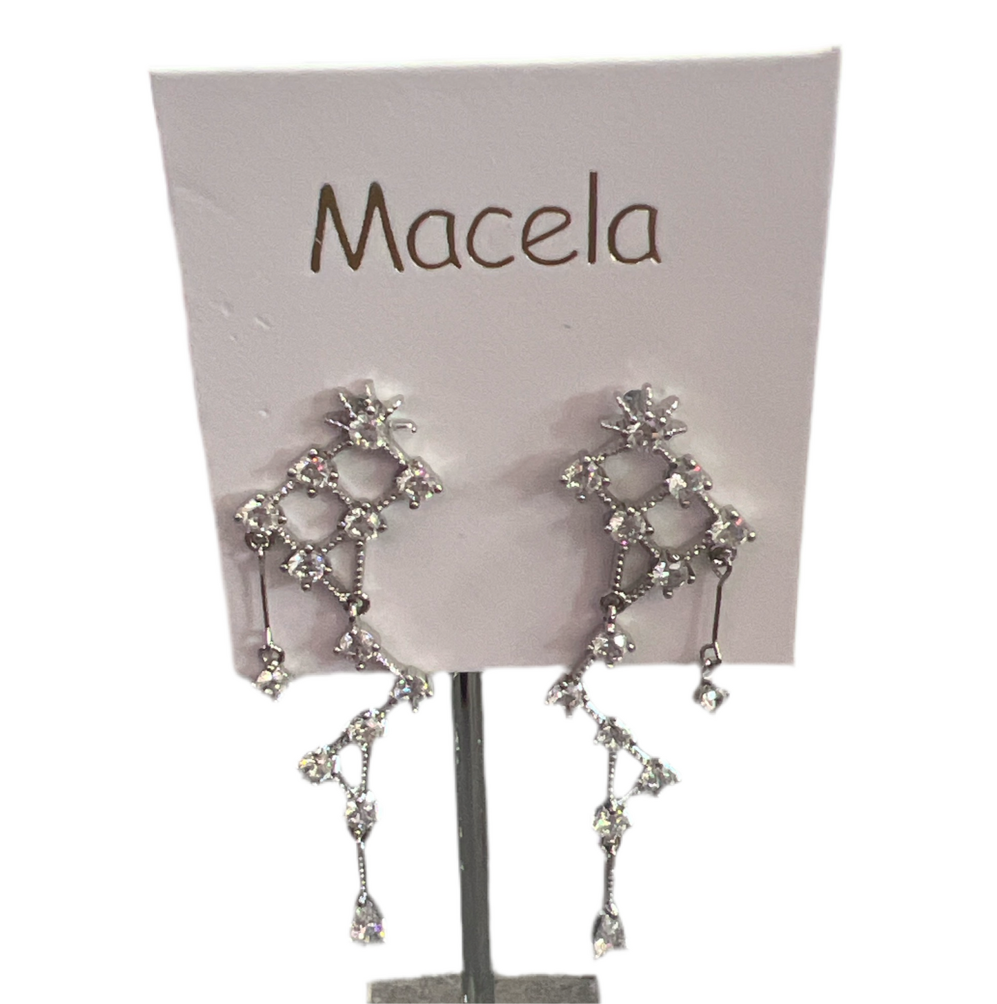 Macela Melbourne- Starburst Drop Earrings Pierced