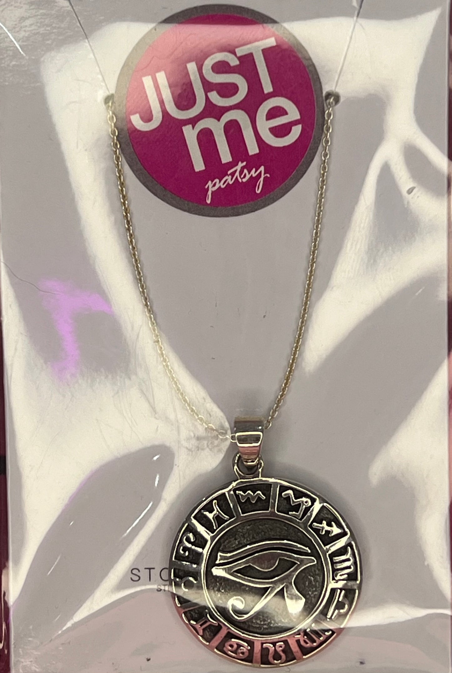 Stones & Silver Astrology Symbols - Eye Necklace