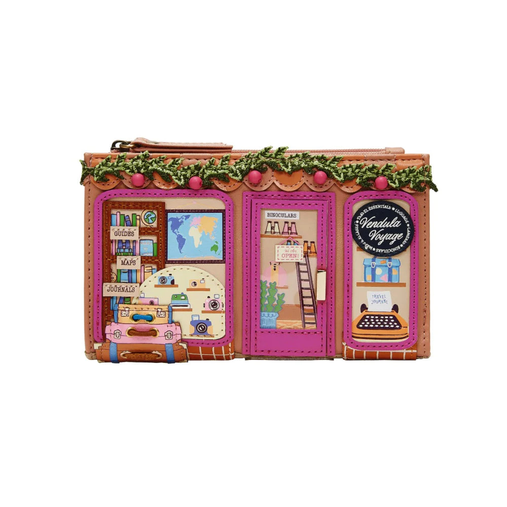 Vendula London Voyage Travel Shop Compact Folding Wallet Presale