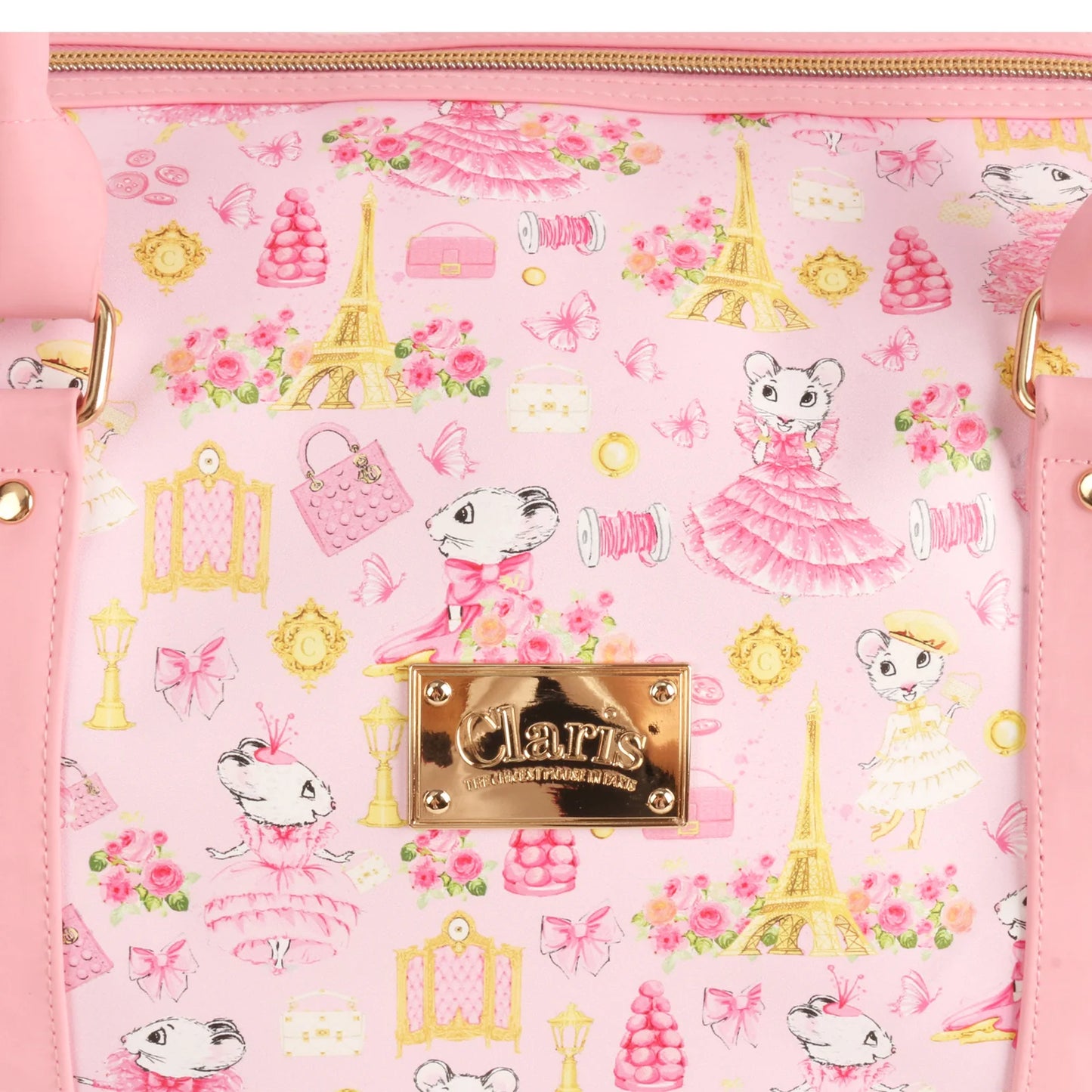 Claris the Chicest Mouse in Paris Duffle Bag
