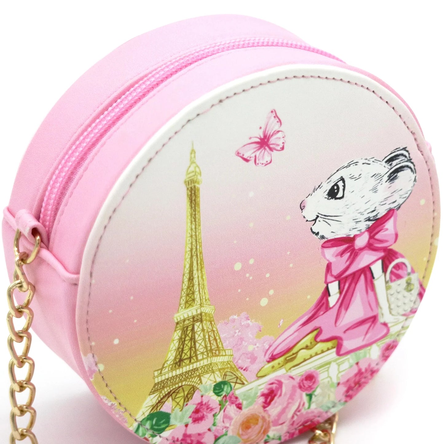 Claris The Chicest Mouse in Paris Magnificent Mess Printed Handbag