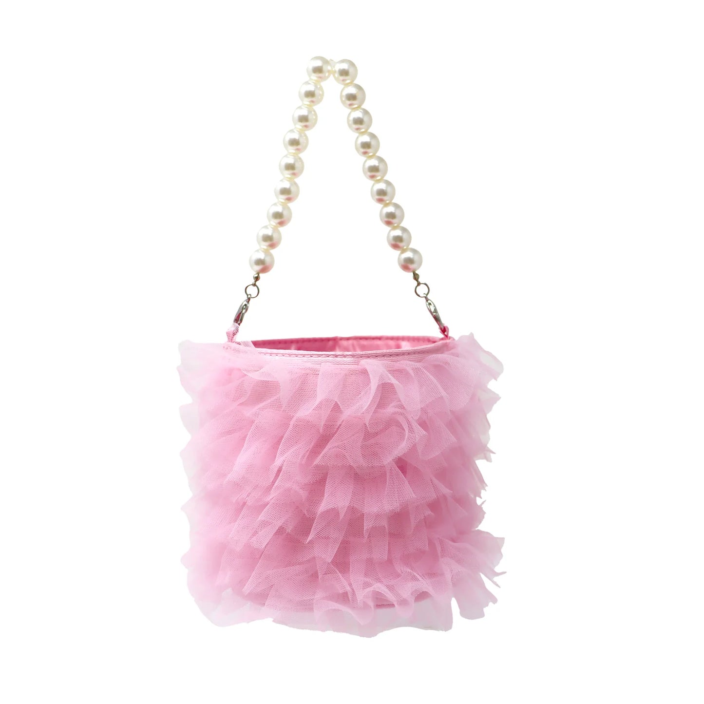 Pink Poppy Ballerina Ruffle Handbag