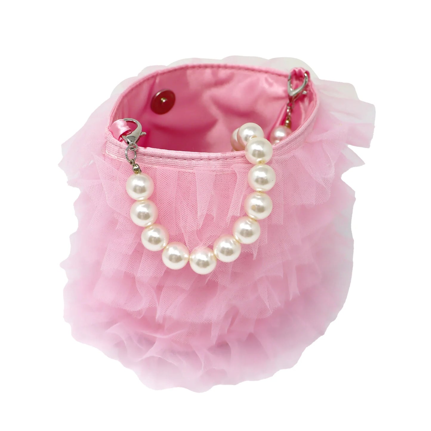 Pink Poppy Ballerina Ruffle Handbag