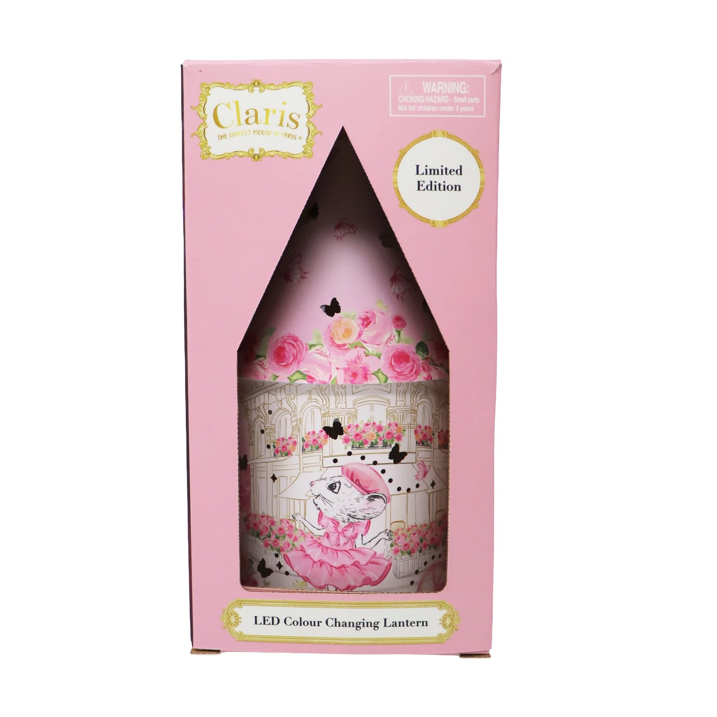 Claris The Chicest Mouse In Paris colour Changing LED Lantern
