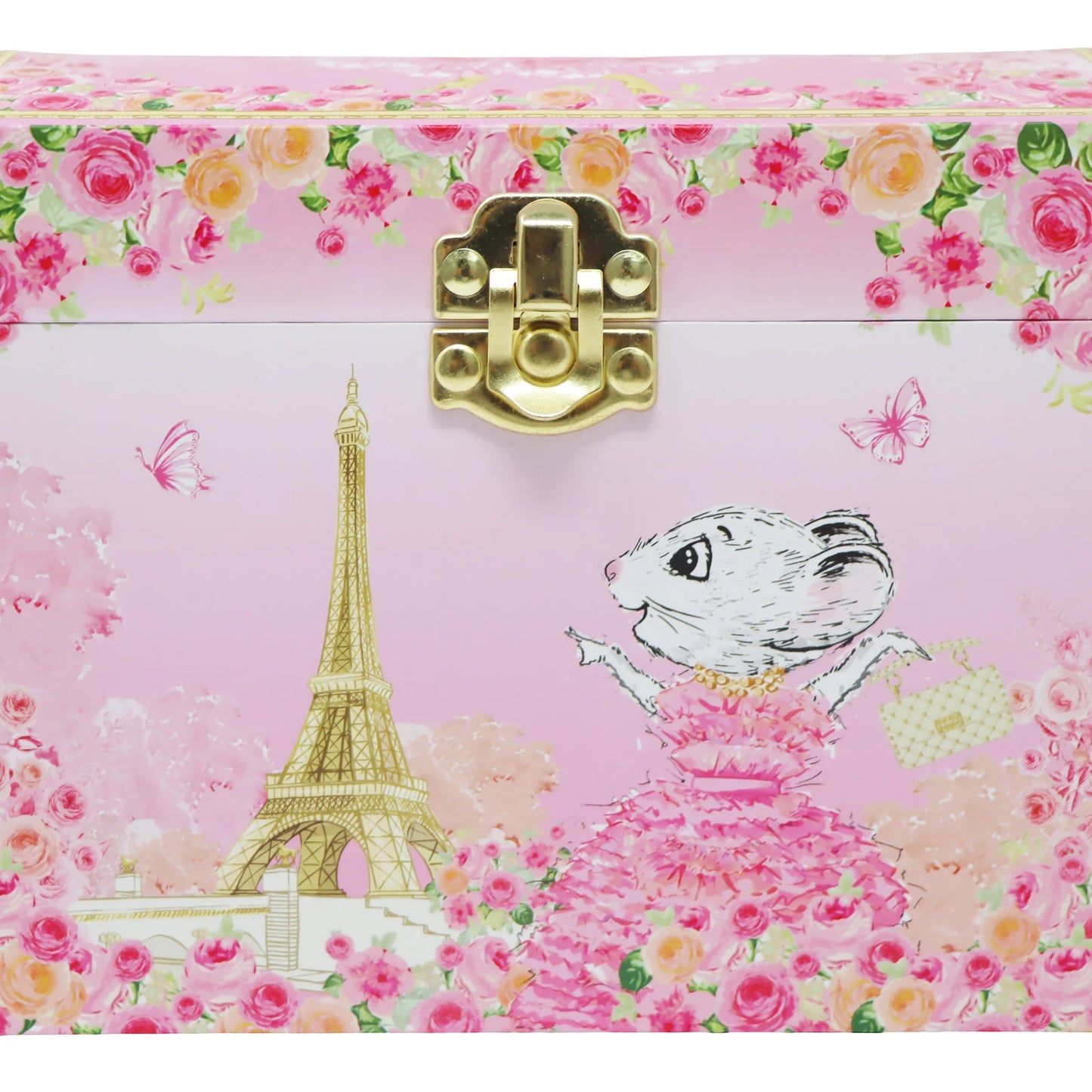 Claris The Chicest Mouse In Paris Pearl Musical Jewellery Box