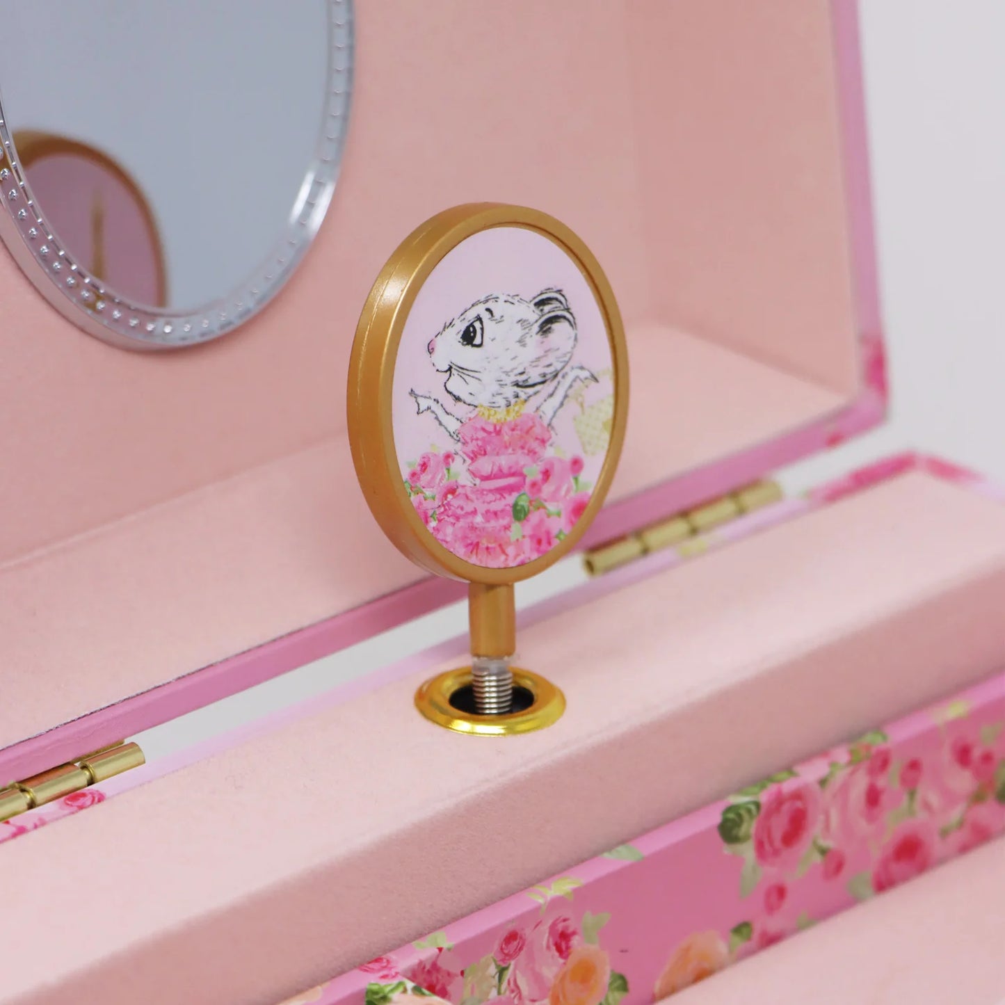 Claris The Chicest Mouse In Paris Pearl Musical Jewellery Box