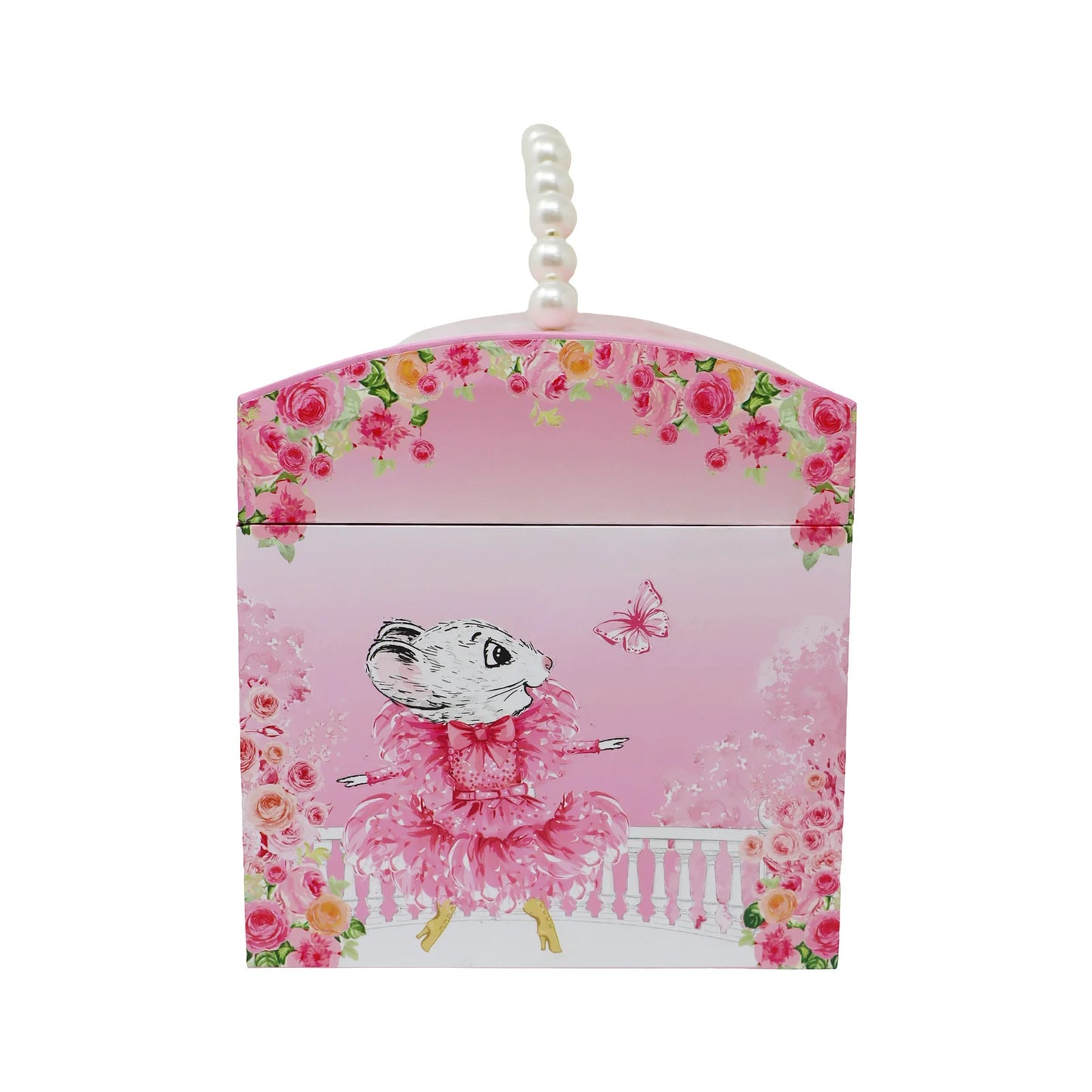 Claris The Chicest Mouse In Paris Pearl Musical Jewellery Box