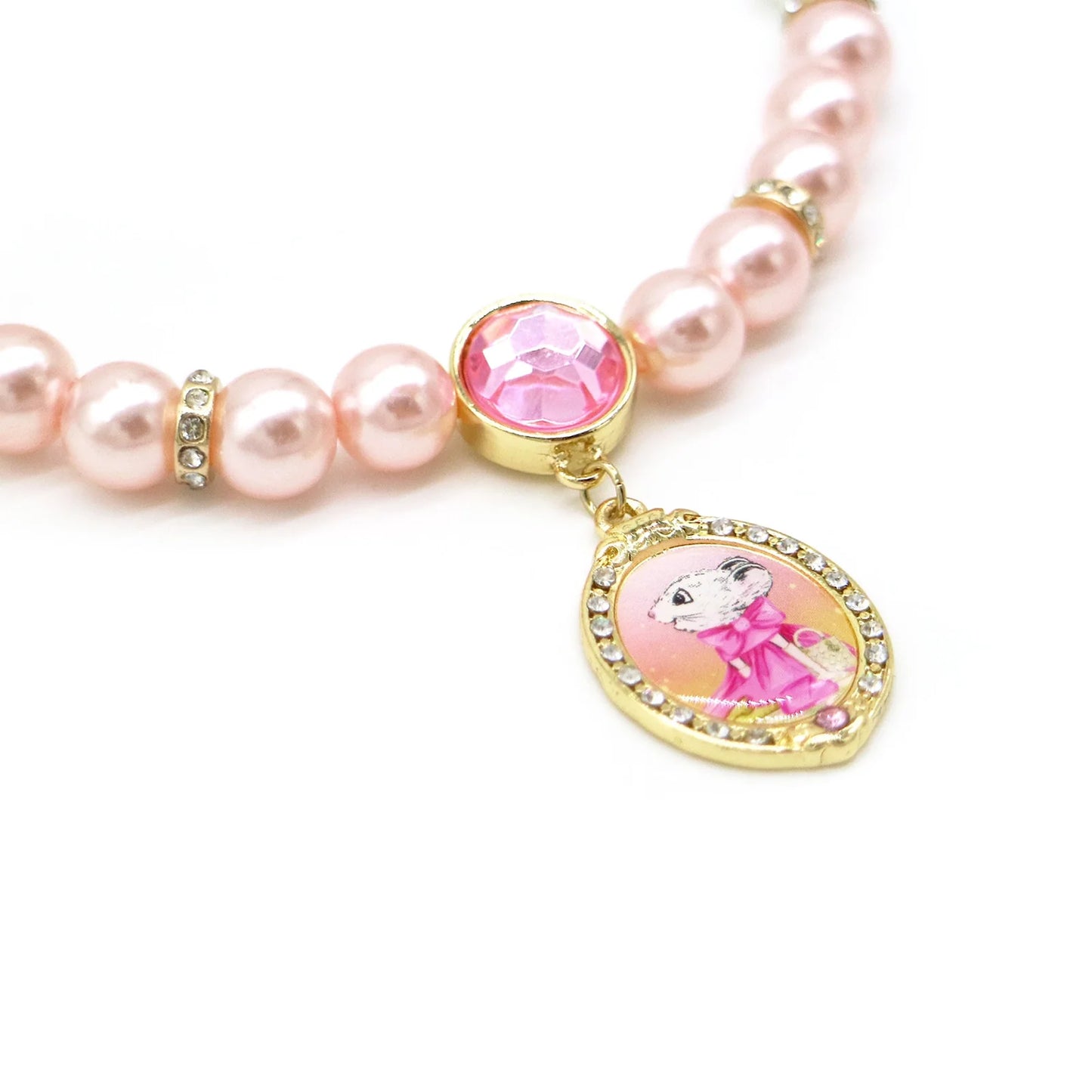 Claris The Chicest Mouse In Paris Magnificent Necklace & Bracelet Set