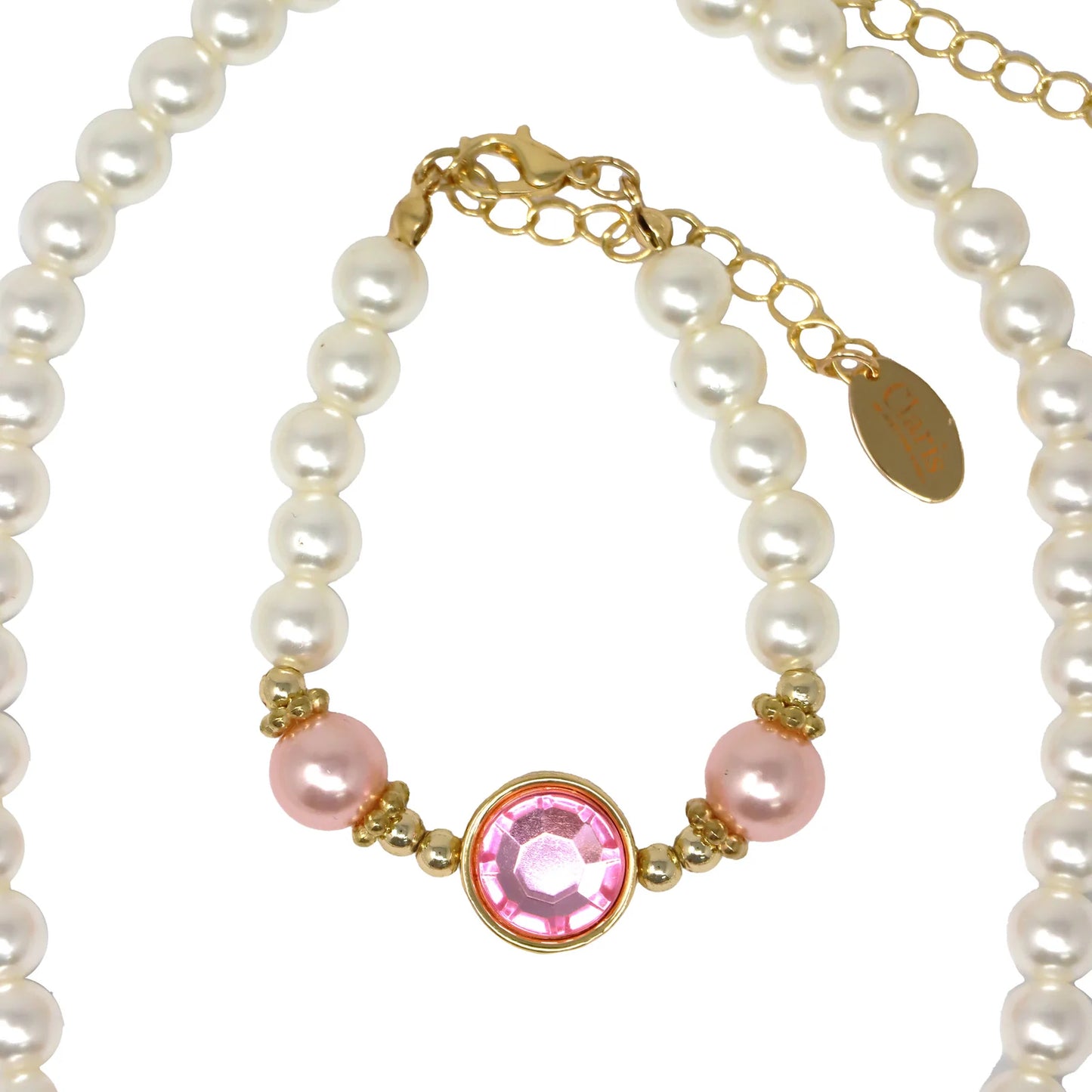 Claris The Chicest Mouse In Paris Magnificent Necklace & Bracelet Set