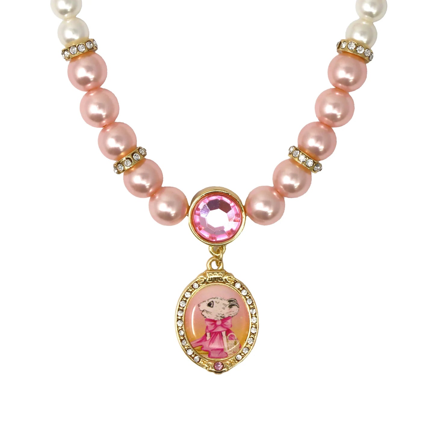 Claris The Chicest Mouse In Paris Magnificent Necklace & Bracelet Set