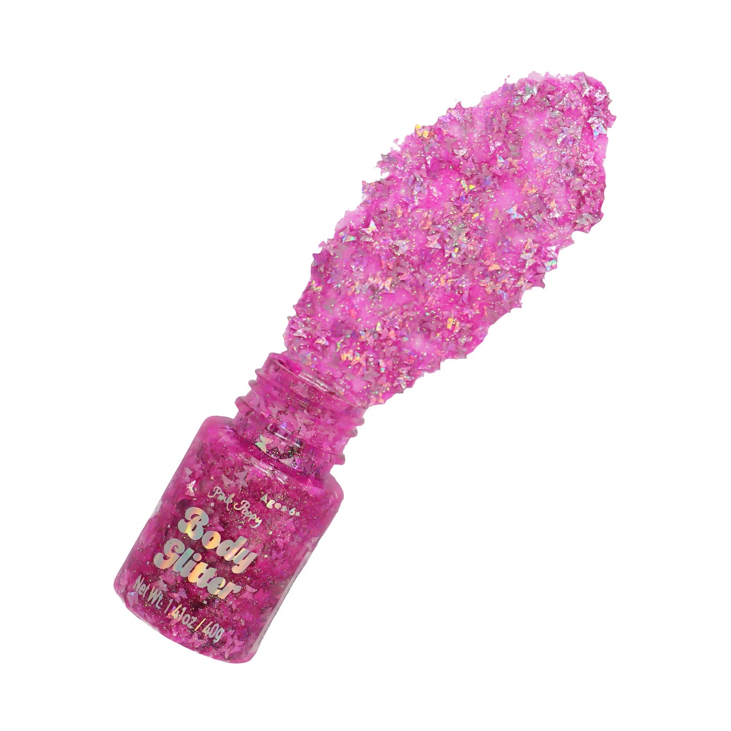 Pink Poppy Body Glitter