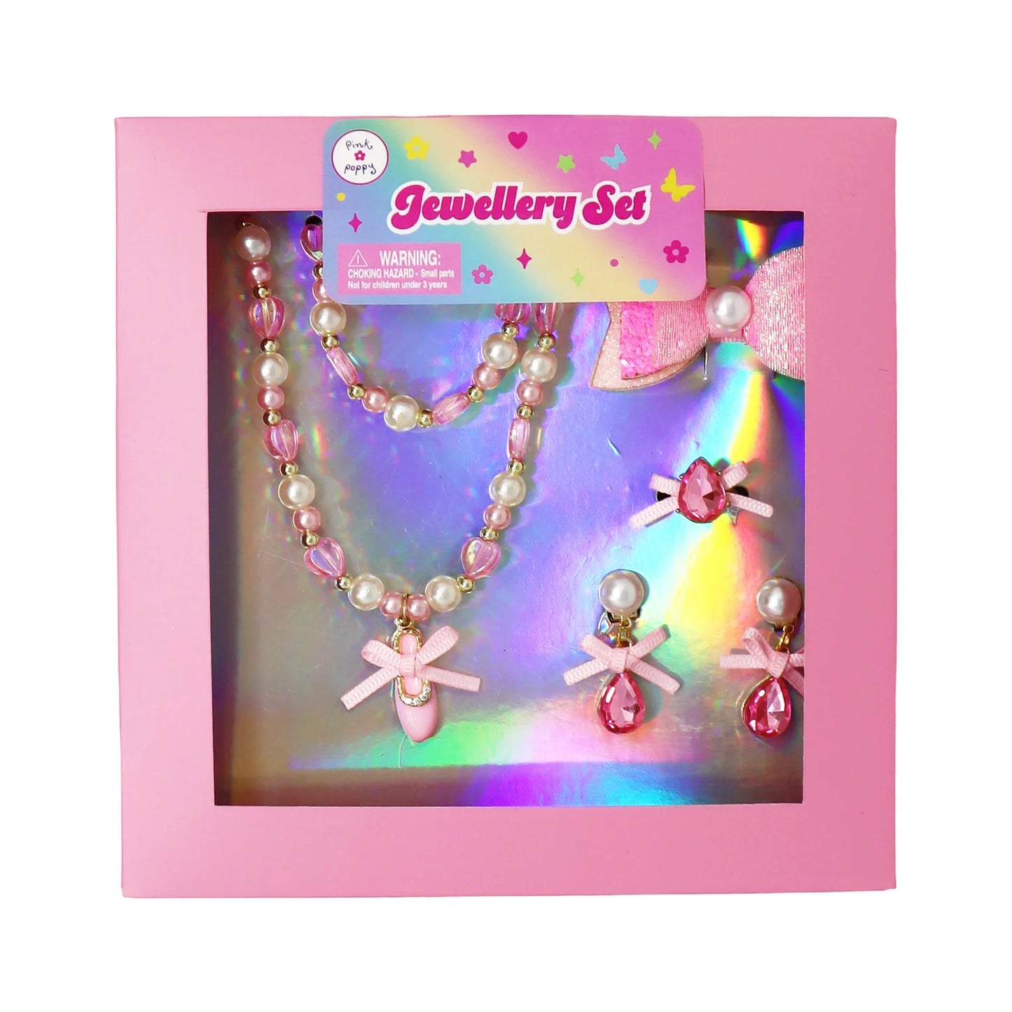 Pink Poppy Ballerina Jewellery Set