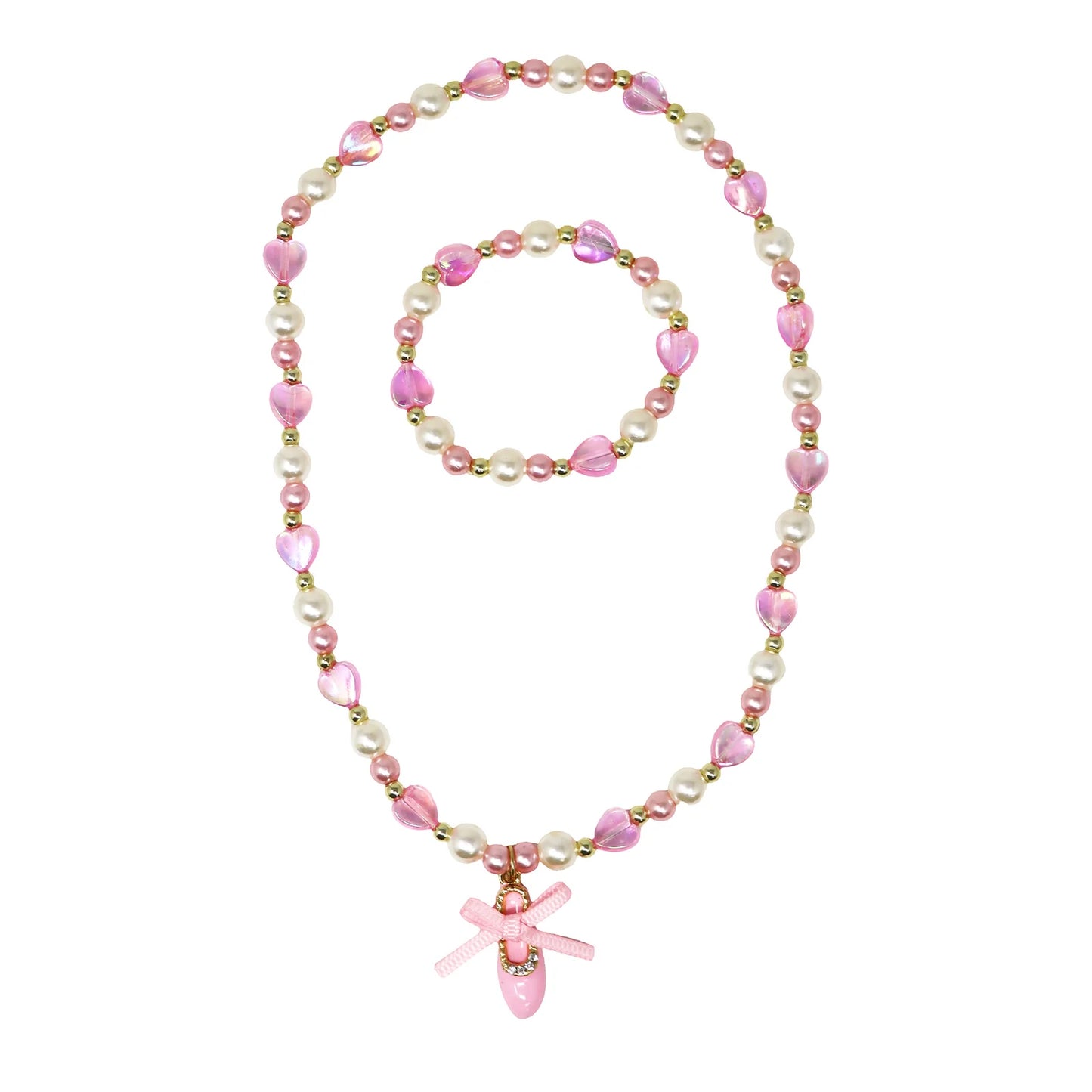 Pink Poppy Ballerina Jewellery Set