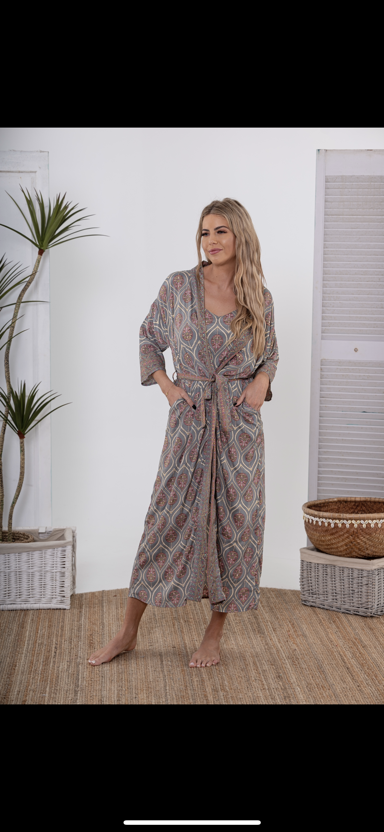 Cienna Designs - Nightie & Kimono Set 3 Piece