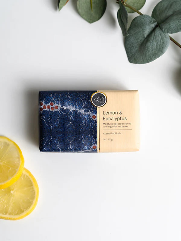 Koh Living - Aboriginal Scented Lemon & Eucalyptus Soap