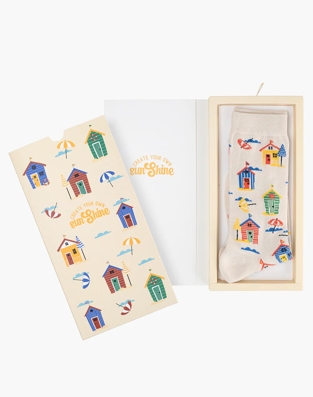 Bamboozled Beach Houses Sock Card