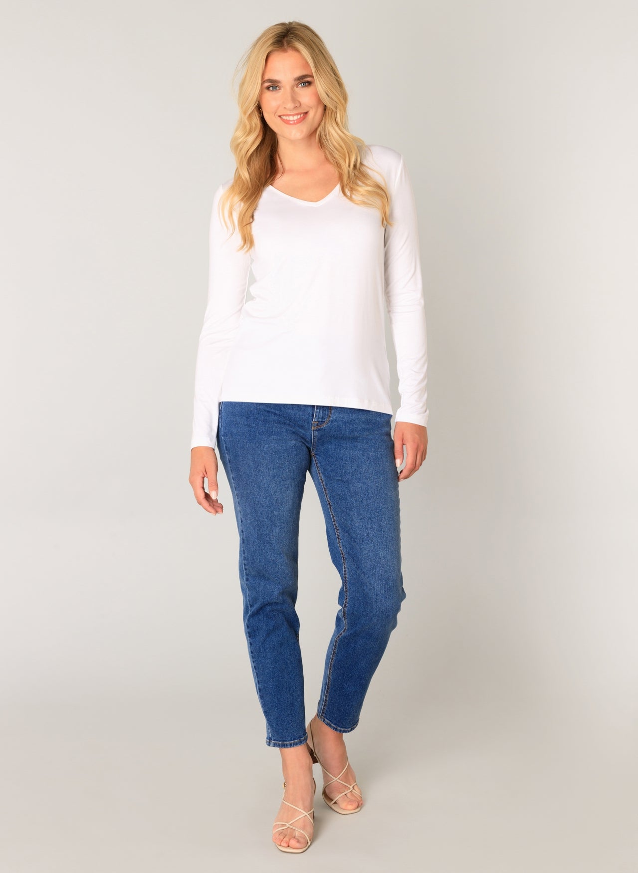 NOOS Base Level Yare Long Sleeve V Neck Top