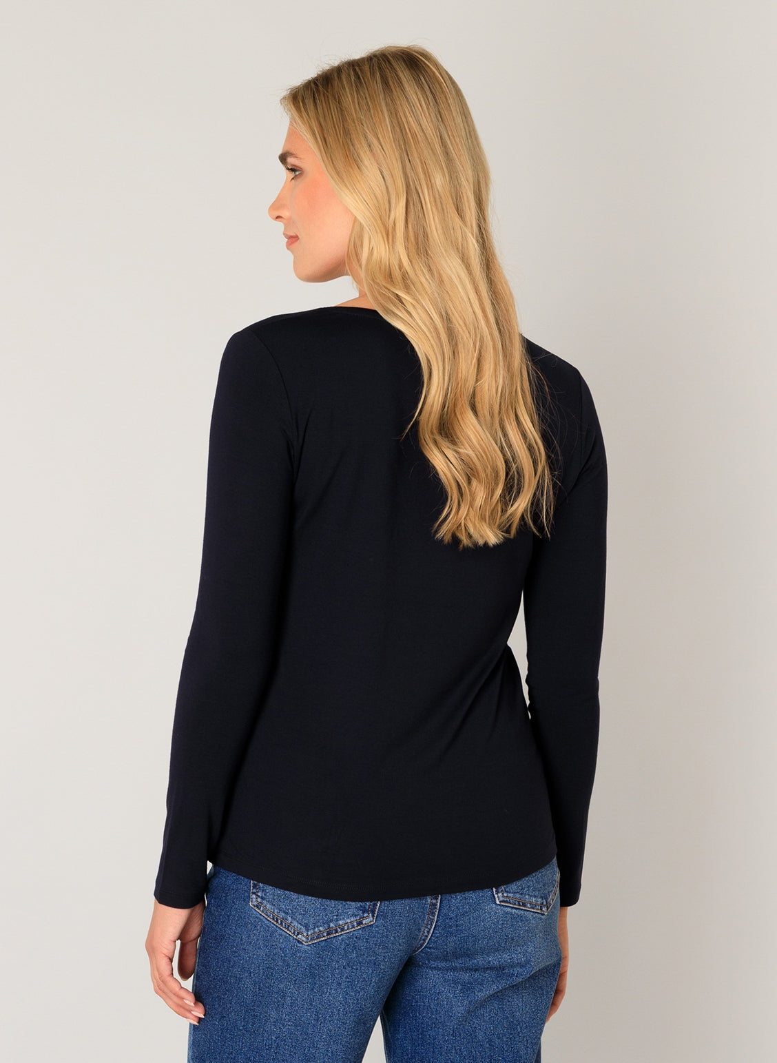 NOOS Base Level Yare Long Sleeve V Neck Top