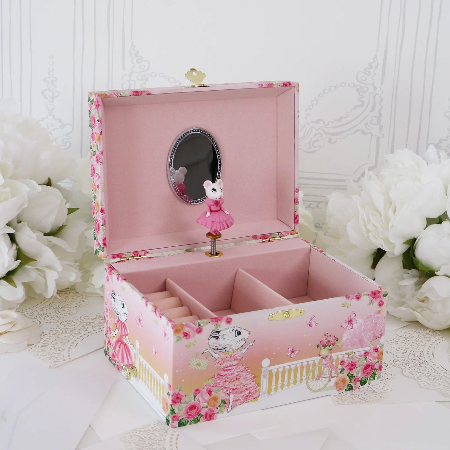 Claris The Chicest Mouse in Paris Musical Jewellery Box